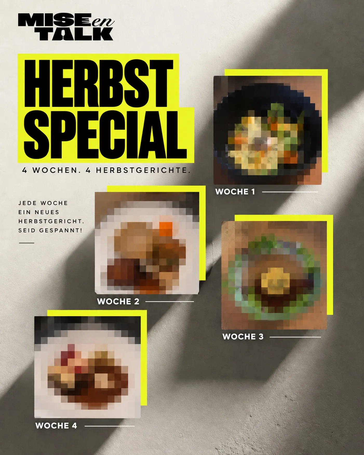 Herbst-Special: 4 Wochen, 4 Gerichte